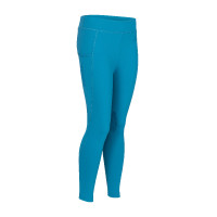 Leggings da equitazione React Rhythm giovane cavaliere Shires Aubrion Martin pescatore Blu