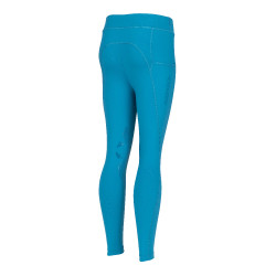 Leggings da equitazione React Rhythm giovane cavaliere Shires Aubrion Martin pescatore Blu