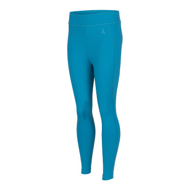 Leggings da equitazione React Rhythm giovane cavaliere Shires Aubrion Martin pescatore Blu