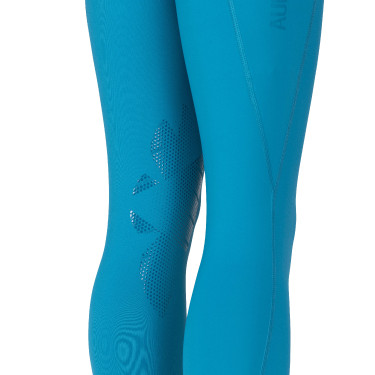 Leggings da equitazione React Rhythm giovane cavaliere Shires Aubrion Martin pescatore Blu