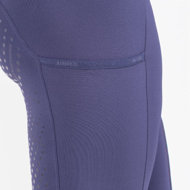 Leggings da equitazione React Sculpt Shires Aubrion Mezzanotte Blu