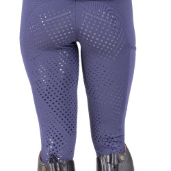 Leggings da equitazione React Sculpt Shires Aubrion Mezzanotte Blu