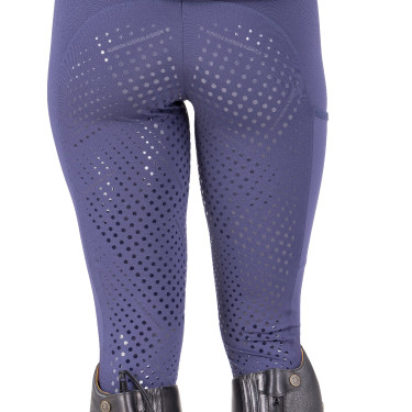 Leggings da equitazione React Sculpt Shires Aubrion Mezzanotte Blu