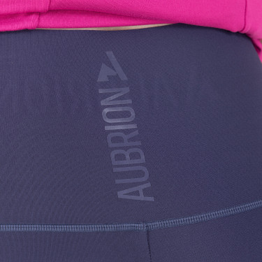 Leggings da equitazione React Sculpt Shires Aubrion Mezzanotte Blu