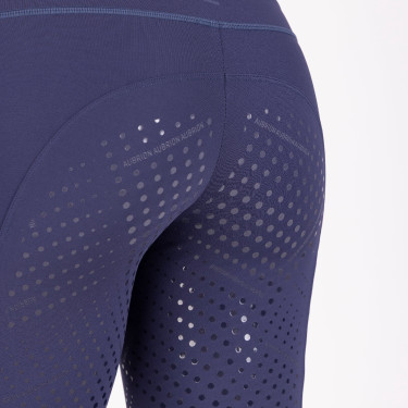 Leggings da equitazione React Sculpt Shires Aubrion Mezzanotte Blu