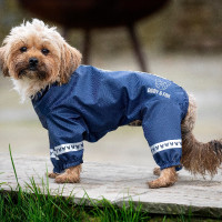 Cappotto per cane Cover-All Shires Digby & Fox Marina Blu marino