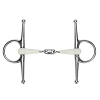 Filet a aste a doppia rottura EquiKind Softie Shires Acciaio Argento