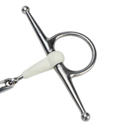 Filet a aste a doppia rottura EquiKind Softie Shires Acciaio Argento