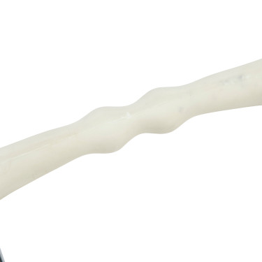 Filet Baucher con cannone curvo EquiKind Softie Shires Acciaio Argento