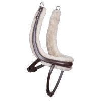 Museruola francese curva in pile Shires Velociti Rapida Marrone
