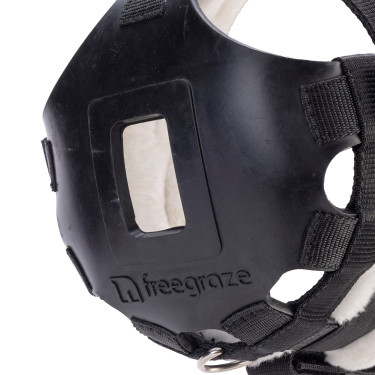 Museruola da pascolo rimovibile AirFlow Deluxe nera Shires FreeGraze Nero