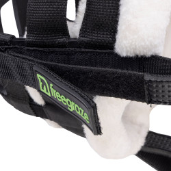 Museruola da pascolo rimovibile AirFlow Deluxe nera Shires FreeGraze Nero