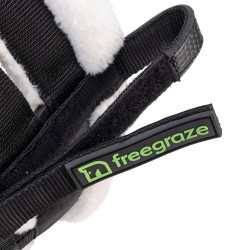 Museruola da pascolo rimovibile AirFlow Deluxe nera Shires FreeGraze Nero