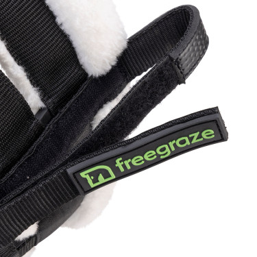 Museruola da pascolo rimovibile AirFlow Deluxe nera Shires FreeGraze Nero
