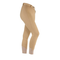 Pantaloni da equitazione da ragazza Shires SaddleHugger Beige