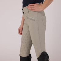 Pantaloni da equitazione Optima LX giovane cavaliere Shires Aubrion Beige