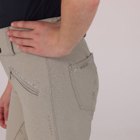 Pantaloni da equitazione Optima LX giovane cavaliere Shires Aubrion Beige