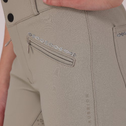 Pantaloni da equitazione Optima LX giovane cavaliere Shires Aubrion Beige