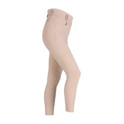 Pantaloni da equitazione Optima Pro Shires Aubrion Beige