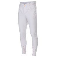 Pantaloni da equitazione da uomo Walton Shires Aubrion Bianco