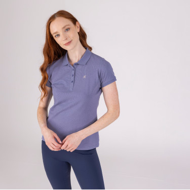 Polo a maniche corte Equestrian Shires Aubrion Temporale Blu Polo a maniche corte Equestrian Shires Aubrion Temporale Blu