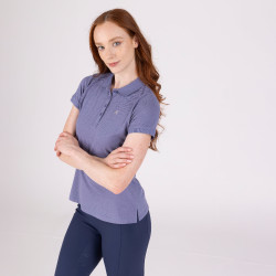 Polo a maniche corte Equestrian Shires Aubrion Temporale Blu Polo a maniche corte Equestrian Shires Aubrion Temporale Blu