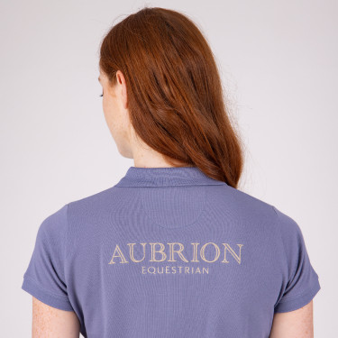 Polo a maniche corte Equestrian Shires Aubrion Temporale Blu Polo a maniche corte Equestrian Shires Aubrion Temporale Blu