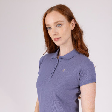 Polo a maniche corte Equestrian Shires Aubrion Temporale Blu Polo a maniche corte Equestrian Shires Aubrion Temporale Blu