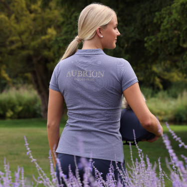 Polo a maniche corte Equestrian Shires Aubrion Temporale Blu Polo a maniche corte Equestrian Shires Aubrion Temporale Blu
