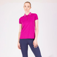 Polo tecnico React Shires Aubrion Fucsia Rosa