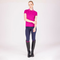 Polo tecnico React Shires Aubrion Fucsia Rosa