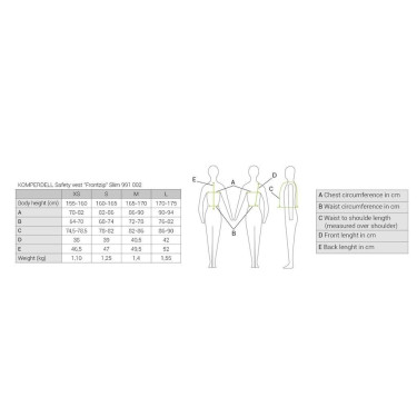 Gilet di protezione Komperdell Frontzip Slim Gilet di protezione Komperdell Frontzip Slim
