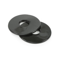 Rondelle in silicone per imboccature Shires Nero
