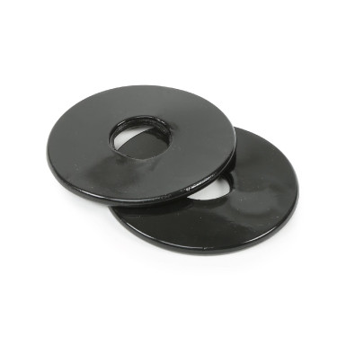 Rondelle in silicone per imboccature Shires Nero