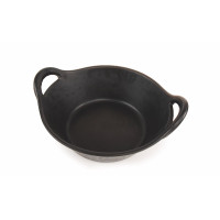 Secchio per mangime in gomma Shires Ezi-Kit Nero
