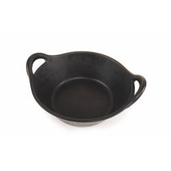 Secchio per mangime in gomma Shires Ezi-Kit Nero