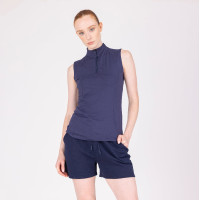 Shorts in felpa React Shires Aubrion Mezzanotte Blu
