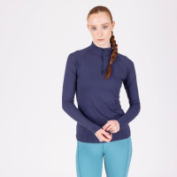 Sottostrato a maniche lunghe React Shires Aubrion Mezzanotte Blu