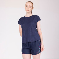 Maglietta tecnica React Shires Aubrion Mezzanotte Blu