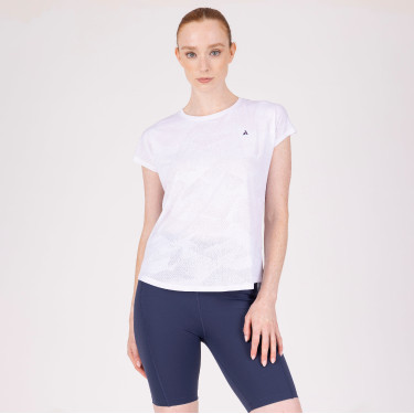 Maglietta tecnica React Shires Aubrion Bianco