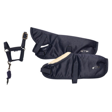 Giocattoli set da scuderia HV Polo Ruby Toy Pony Marina Blu marino
