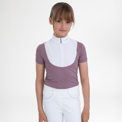 Polo da competizione Euro-Star Ines bambino Sambuco Marrone