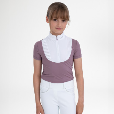 Polo da competizione Euro-Star Ines bambino Sambuco Marrone