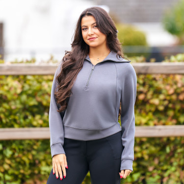 Maglione Imperial Riding Katy da donna Grigio