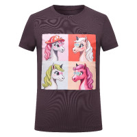 T-shirt a maniche corte Imperial Riding Enjoy bambino Cioccolato Marrone