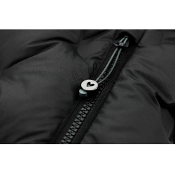 Giacca trapuntata Equithème EQ-Daria Bambina Nero