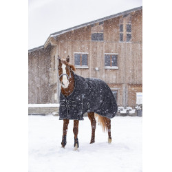 Coperta Riding World Oxford impermeabile foderata in pile