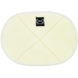 Pad di garrese Riding World EK Morbido Ecrù Bianco