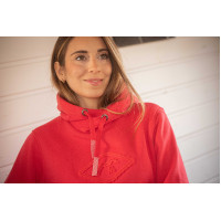 Felpa Pénélope Louison donna Rosso fluo