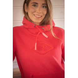 Felpa Pénélope Louison donna Rosso fluo